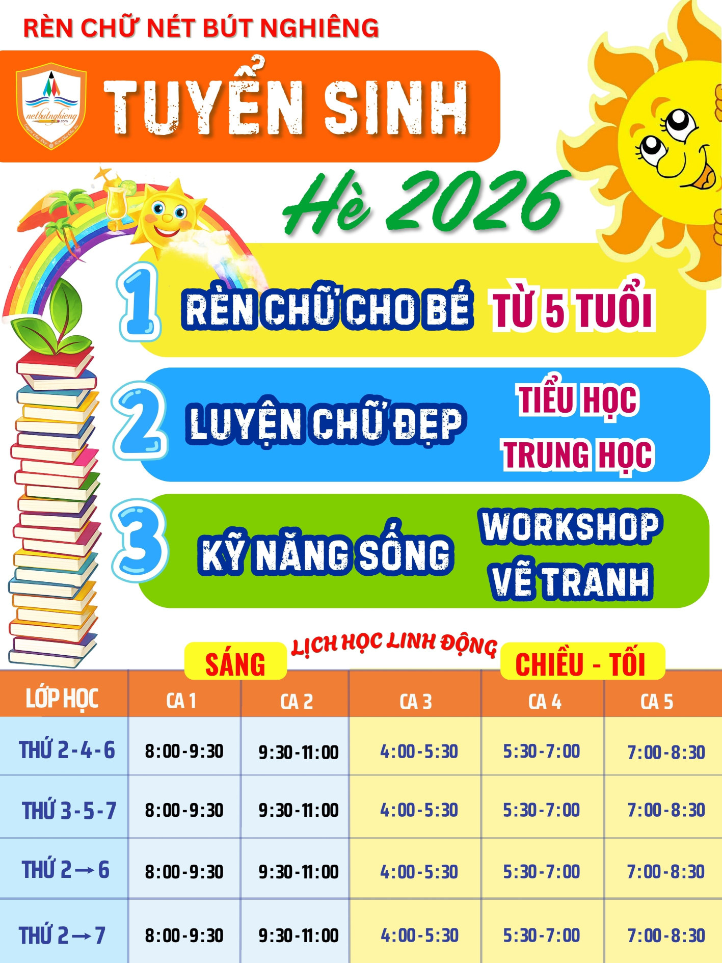 Chương trình chuyên sâu RÈN CHỮ